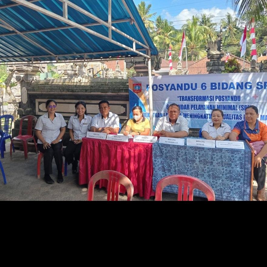 Pelaksanaan 2 dari 6 Bidang SPM TP Posyandu Desa Pesedahan Tahun 2026